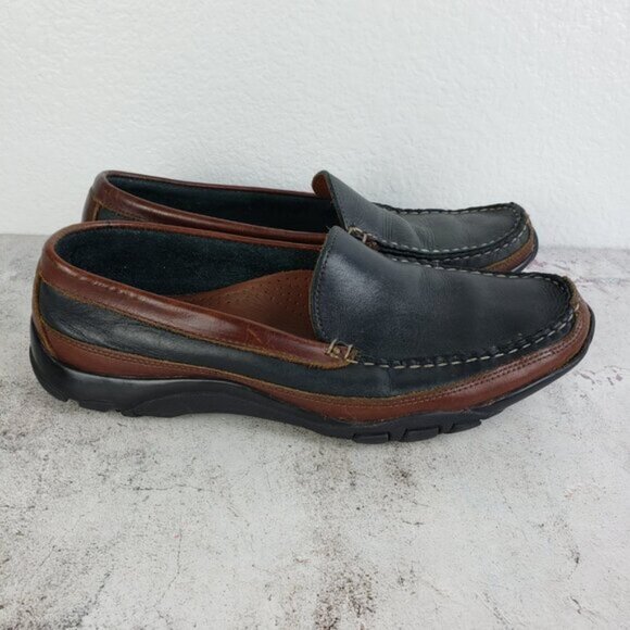 Allen Edmonds $295 Boulder Venetian Driving Moccasin Leather Shoes size 10.5D - Picture 4 of 14